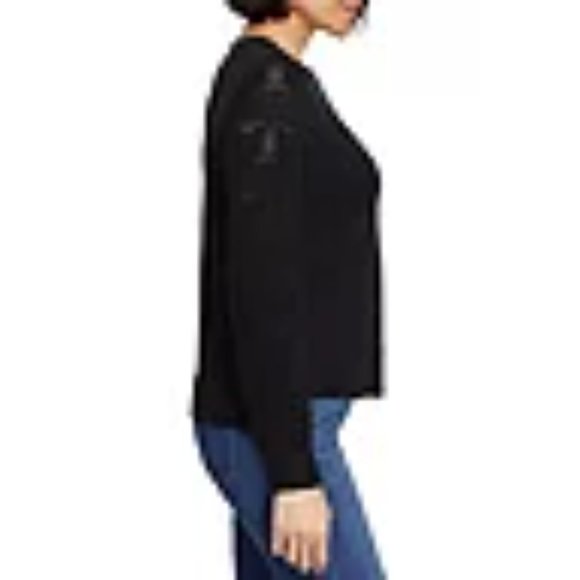 Cute Casual Christian Siriano Ladies Pointelle Sweater - NWT - Picture 3 of 3